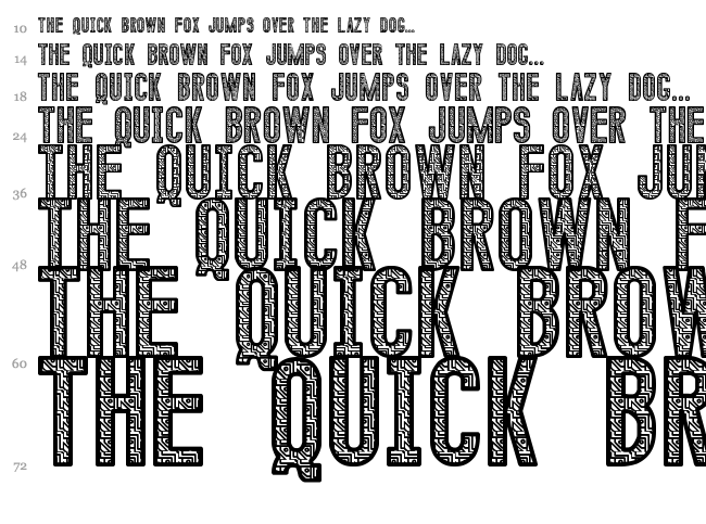Calendulia St font waterfall